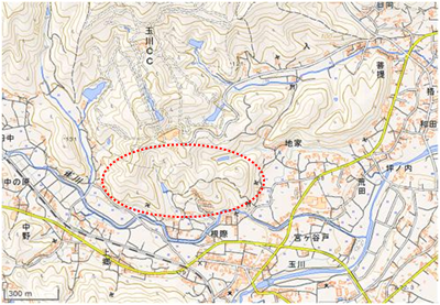 里山文化園 位置図