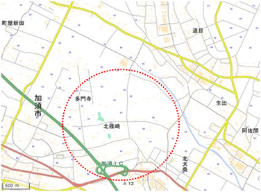 浮野の里 位置図