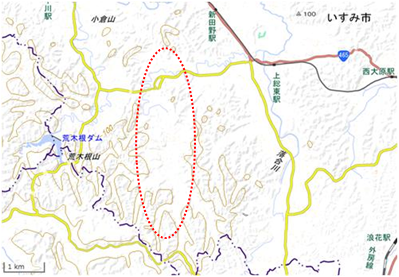 源氏ボタルの里 位置図