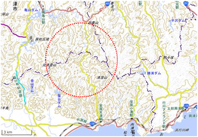 東京大学千葉演習林 位置図