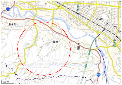 大荷田 位置図