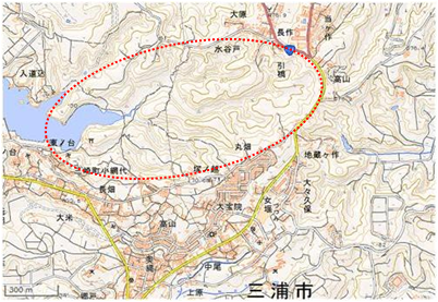 小網代の森 位置図