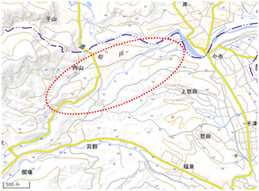 内山 位置図