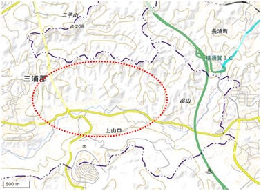 上山口 位置図