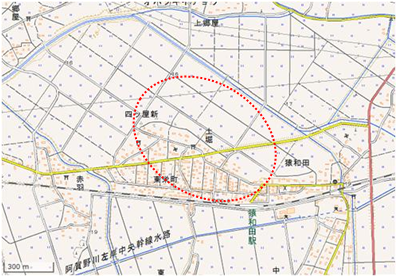 トゲソの里 位置図