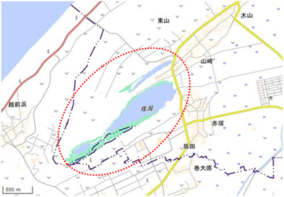 佐潟周辺 位置図