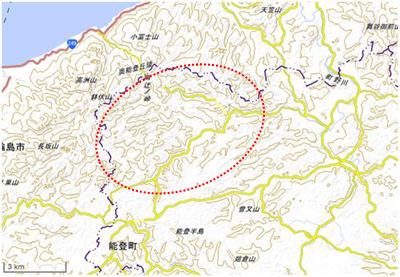 岩井戸地区 位置図