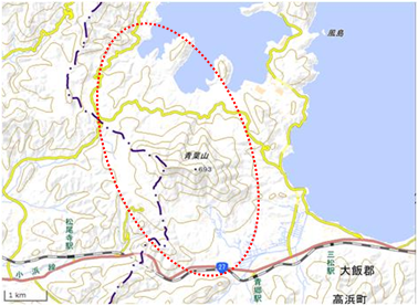 青葉山麓 位置図