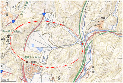 中池見湿地 位置図