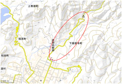 相川地区 位置図