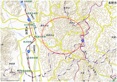 八坂 位置図