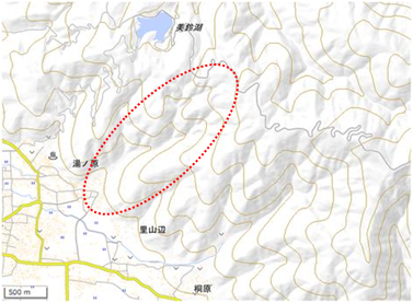 藤井谷 位置図