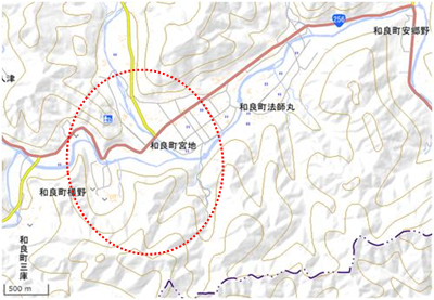 和良の里山 位置図