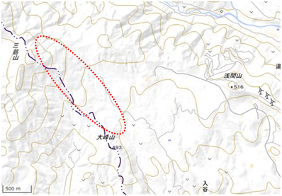 稲取細野高原 位置図