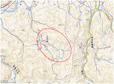 赤目の里山 位置図