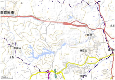 田原~室池 位置図