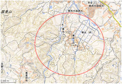 穂谷の里山 位置図