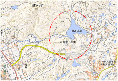 兵庫県立有馬富士公園 位置図