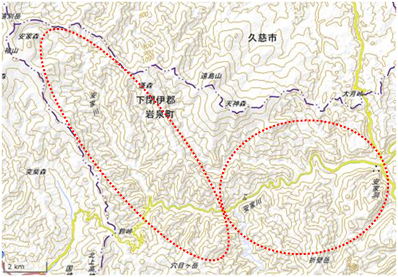 安家地区 位置図