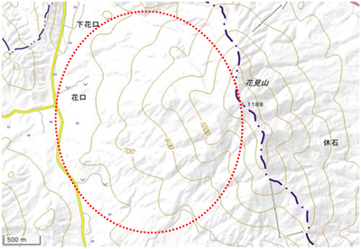 神戸上 位置図