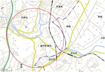 藤戸地区 位置図