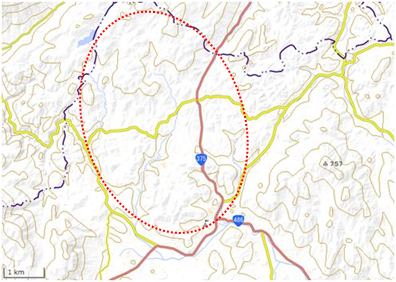 豊栄町 位置図