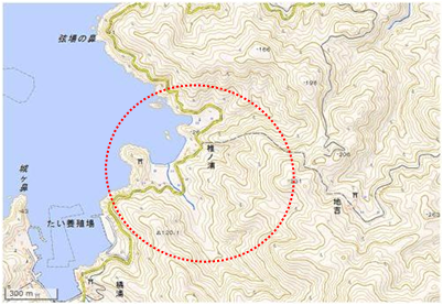 橘浦 位置図