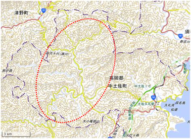 大野見 位置図