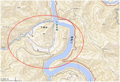 大正下津井地区 位置図