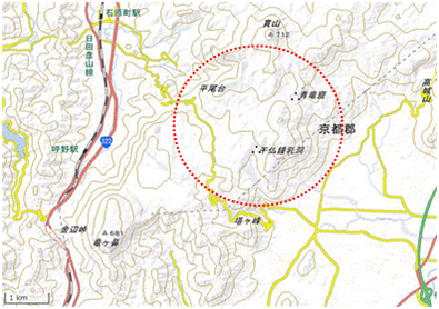 平尾台 位置図