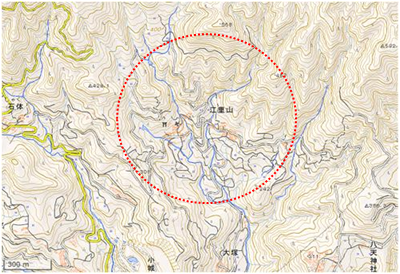 江里山の棚田 位置図