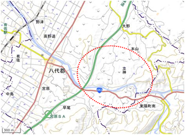 立神地区 位置図