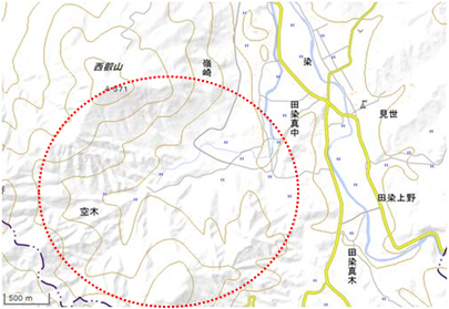 田染荘小崎 位置図