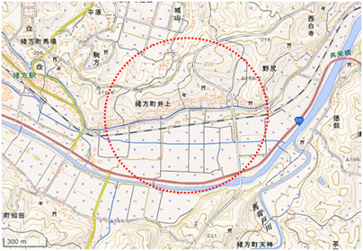 井上地区 位置図