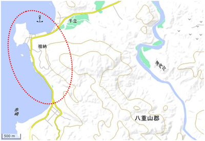 祖納の里山 位置図