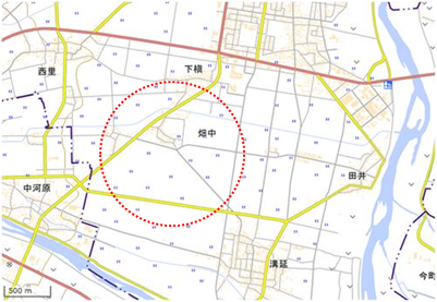 元泉地域 位置図