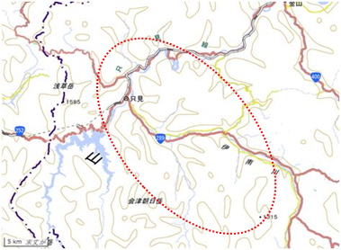 只見地域 位置図