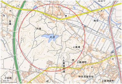 宍塚の里山 位置図