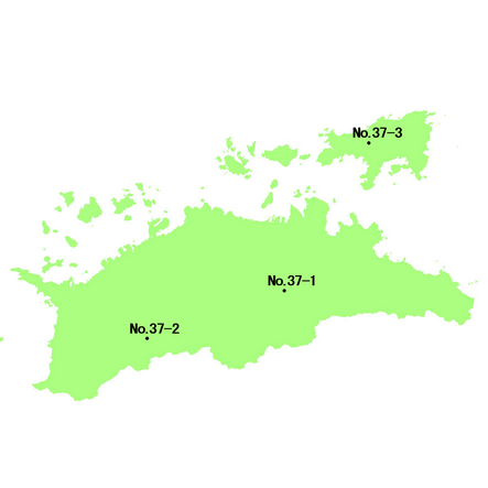 香川県 選定地分布図