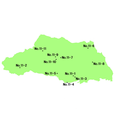 埼玉県 選定地分布図