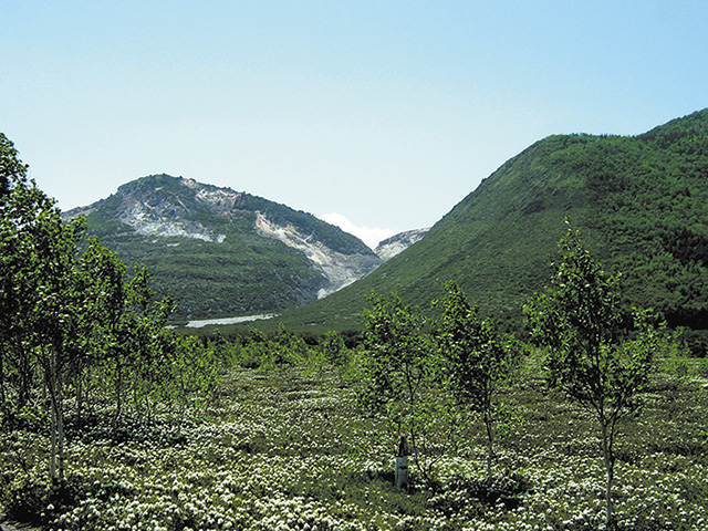 硫黄山（アトサヌプリ）の写真