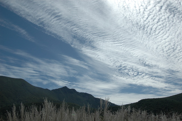 タイトル　大船山雲模様