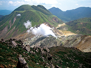 photo of Kuju Mountain Range and Its Solfataric Phenomena
