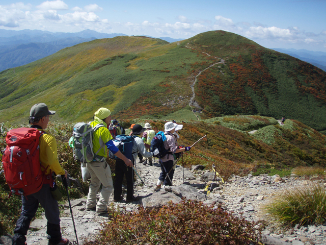 登山の写真