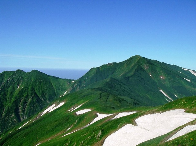 タイトル　飯豊連峰・大日岳