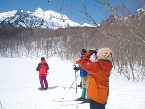 雪上観察会（戸隠）の写真