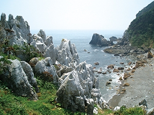 カルスト地形(神島)の写真