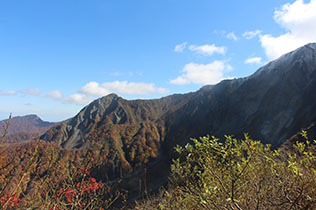 Scenery from the climbers’ route