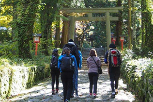 Torii gate made by stone(gateway of shrine)