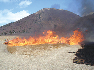 photo of Firing of Mt. Sanbe and Nishinohara